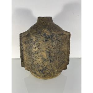 Raymond-Louis Quillivic - Grand Vase-sculpture à ailettes