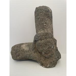 Stoneware Crucifix - Christ - Medieval Period - 15th Century