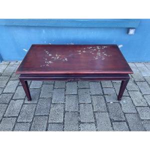 Nguyen Thanh Le (1919-2003) - Lacquered Table - Indochina Vietnam