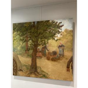 Théophile Louis Deyrolle (1844-1923) - Décor du Grand Hotel des Dunes - Beg-Meil