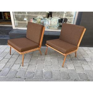 Georges Tigien - Pair Of Armchairs