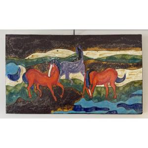 Ruscha Keramik - West Germany - Hommage à Franz Marc