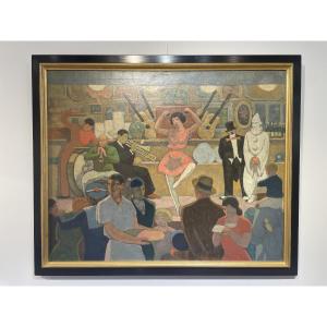 Emile Dancre (1901-1977) - La fête foraine - Période Art Déco