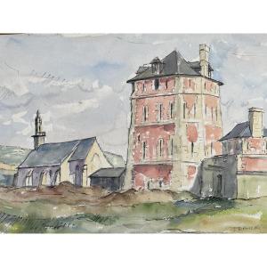 Jacques Francki (1920-1987) - La tour Vauban - Camaret sur Mer -Crozon