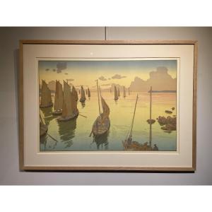 Henri Rivière (1864-1951) - Le Coucher du Soleil - Japonisme