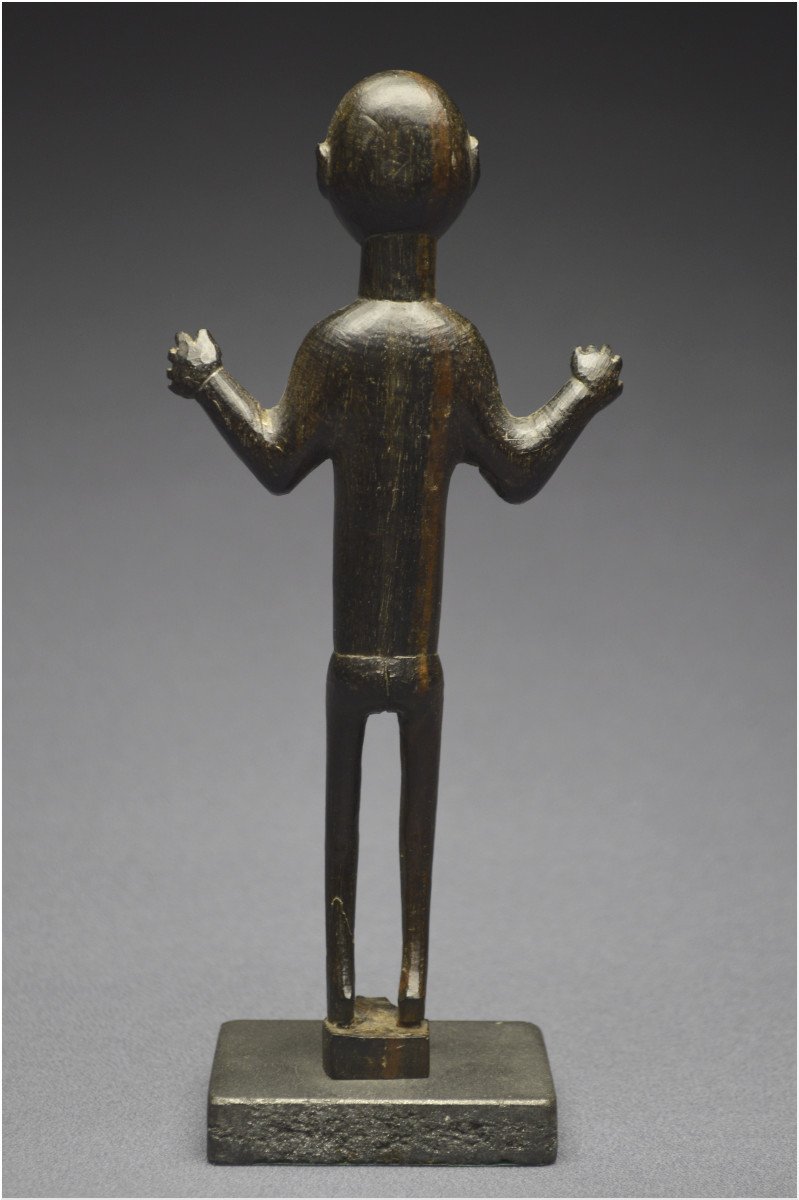 Tanzania, Nyamwezi People, Mid 20th Century, Ancient Protective Fetish With Shiny Patina-photo-2