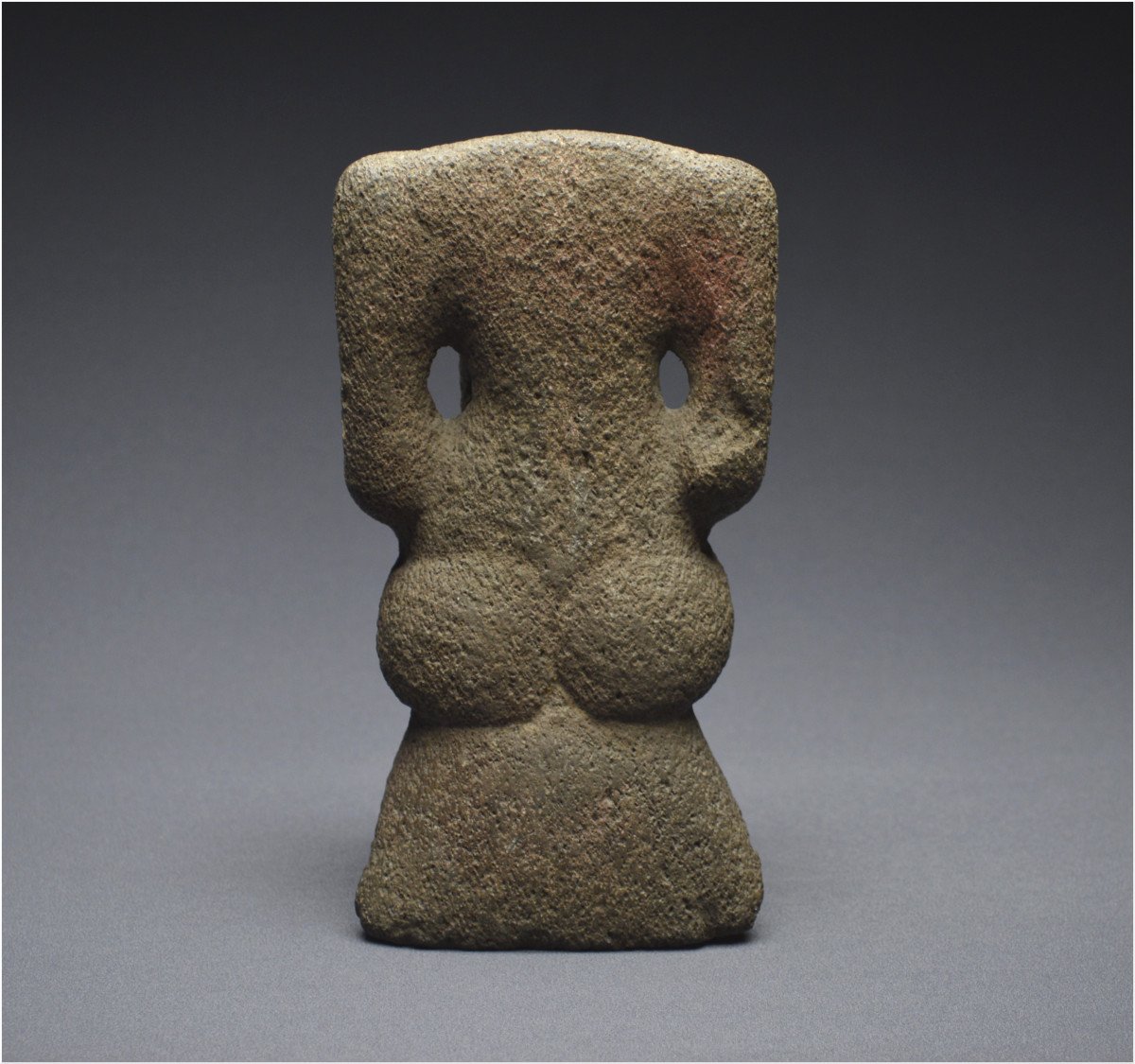 Mexico, Western Gulf Coast, Veracruz Culture, 450 - 550 Ad, Hardstone Palma Depicting A Headless Character-photo-3