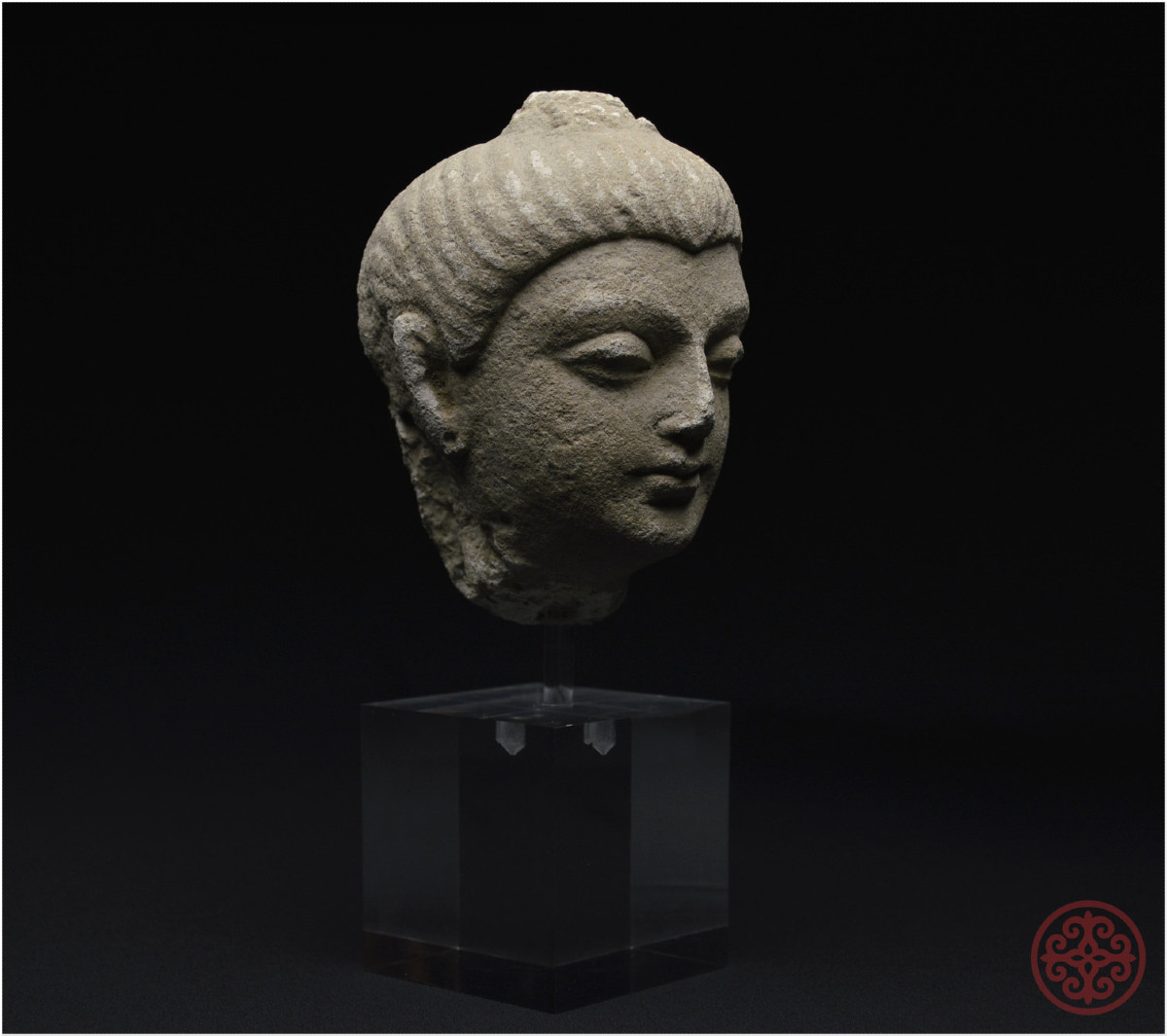 Afghanistan/pakistan, Gandhara Region, 2nd-4th Century Ad, Stucco Buddha Head-photo-2
