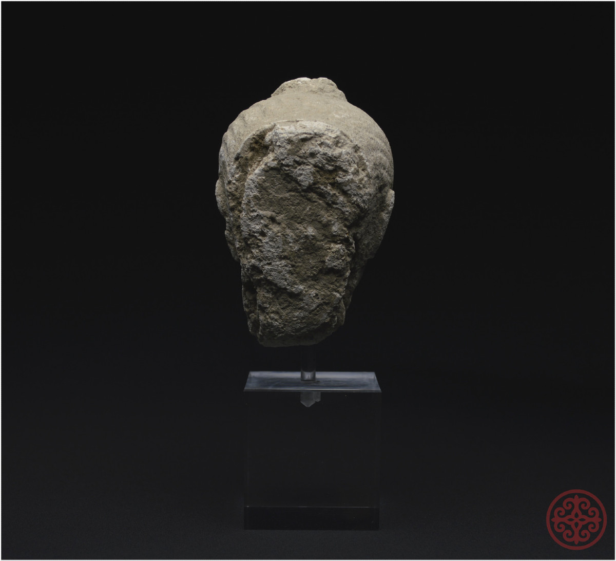 Afghanistan/pakistan, Gandhara Region, 2nd-4th Century Ad, Stucco Buddha Head-photo-3