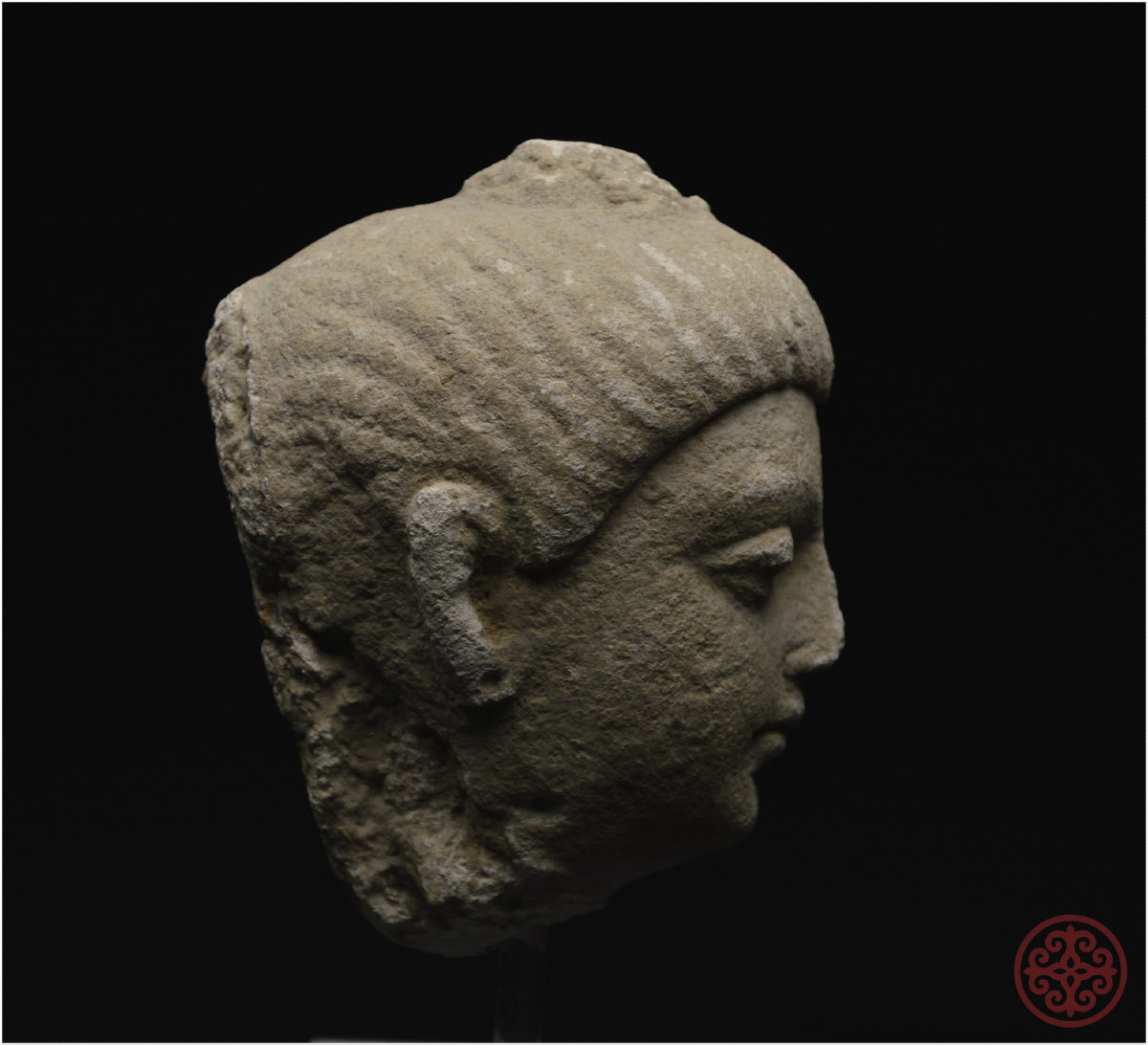 Afghanistan/pakistan, Gandhara Region, 2nd-4th Century Ad, Stucco Buddha Head-photo-5