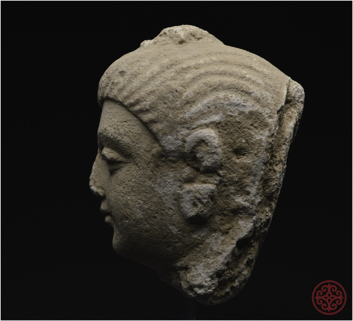 Afghanistan/pakistan, Gandhara Region, 2nd-4th Century Ad, Stucco Buddha Head-photo-7