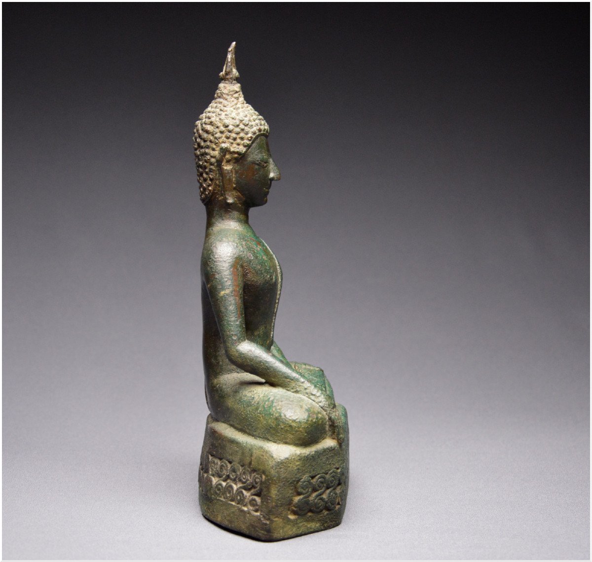 Laos, 17th Century, Maravijaya Buddha In Bronze-photo-4