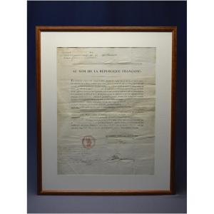 French Revolution, Document Of The Provisional Executive Council Of Paris And Dated January 9, 1793 