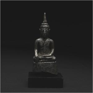 Laos, 18th–19th Century, Representation Of Shakyamuni Buddha, Solid Silver