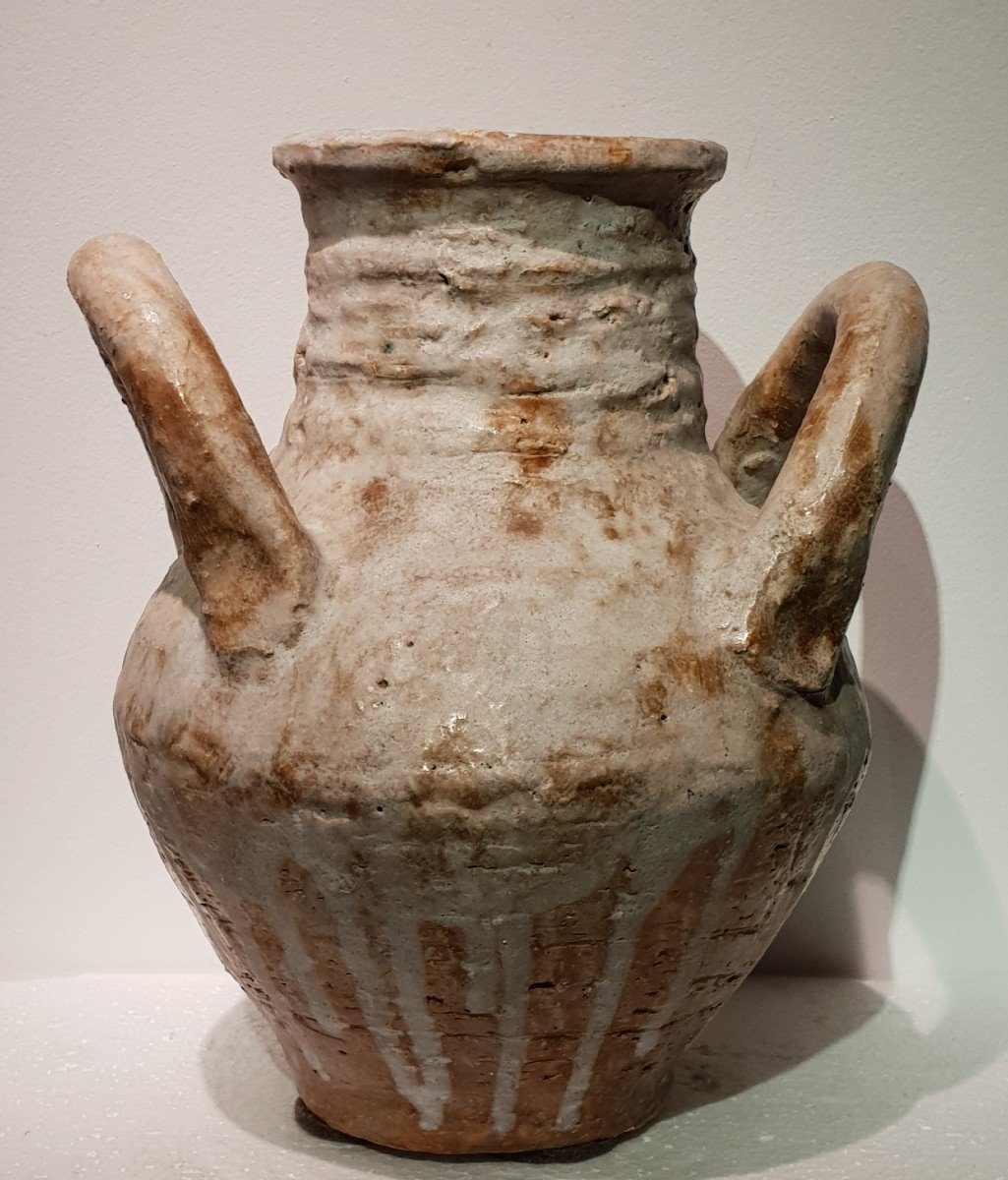 Vase Amphore En Grès Par André Auclair (1893-1976)