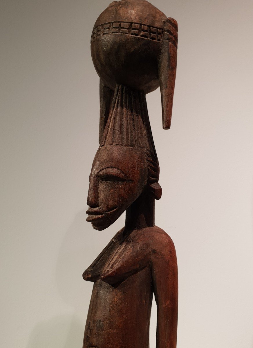 Statue Senufo, Femme Assise , Côté d'Ivoire-photo-4