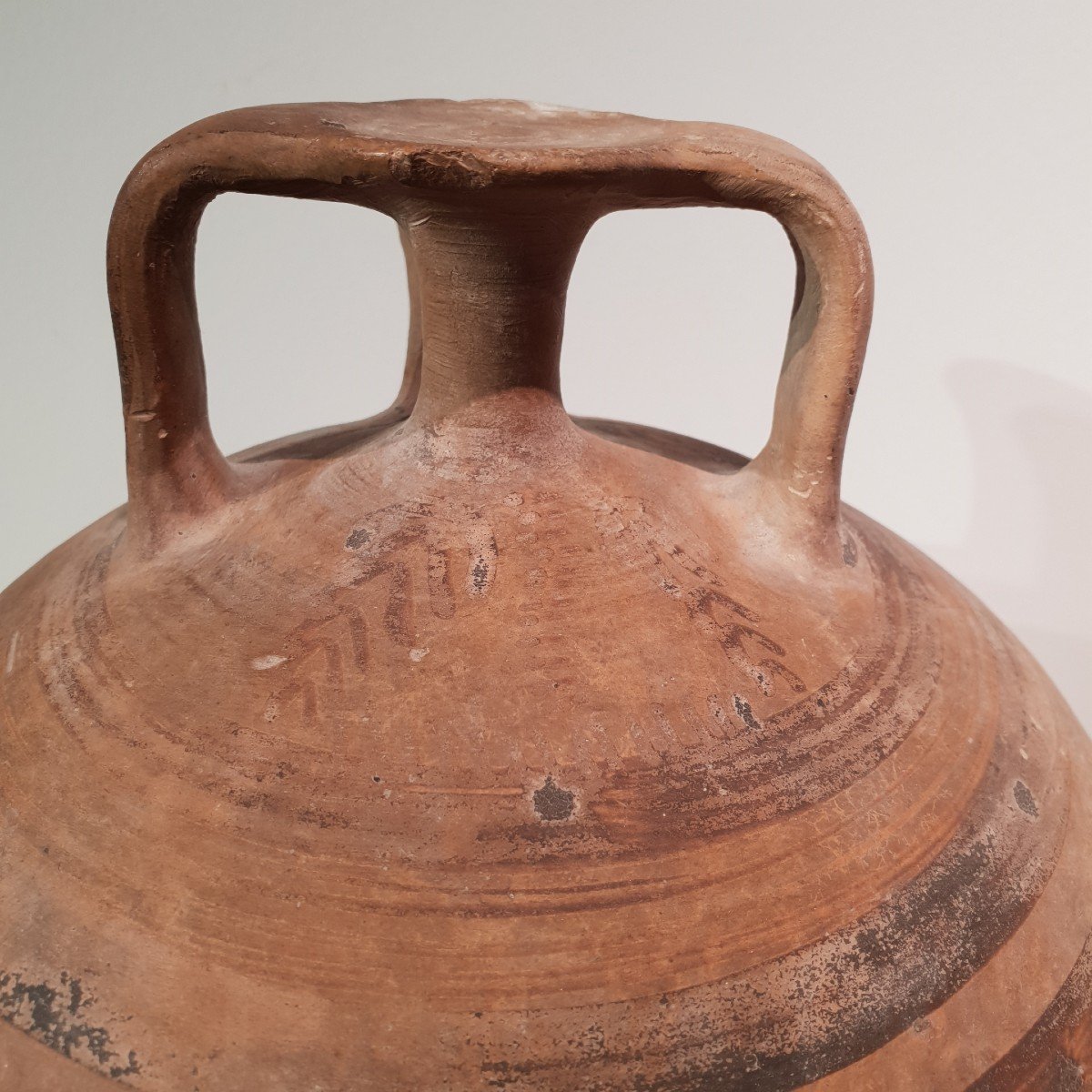 Rare Stirrup Vase, Greek Art, Mycenae, Circa 1385 Bc-photo-2