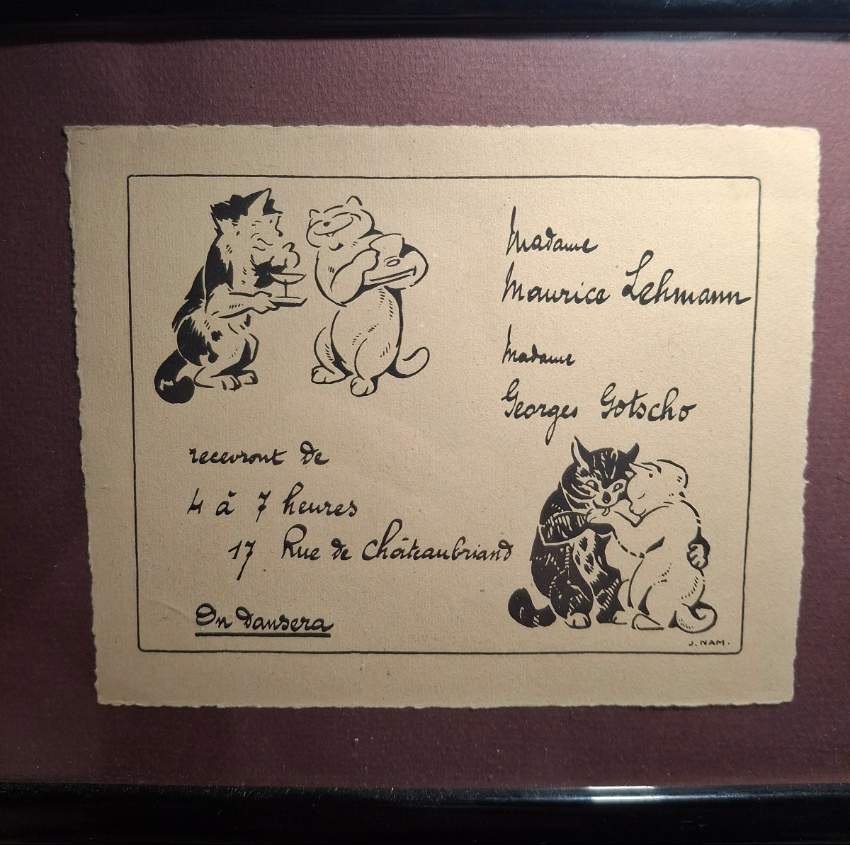 Invitation To Dance By Jacques Nam, Cats
