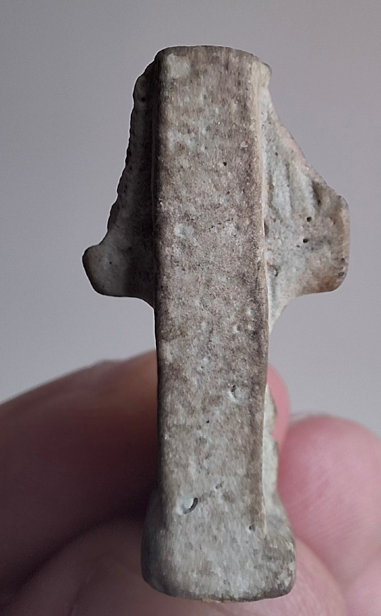 Amulette en faïence,  fritte émaillée,  figurant Shou. Egypte, basse époque -photo-4