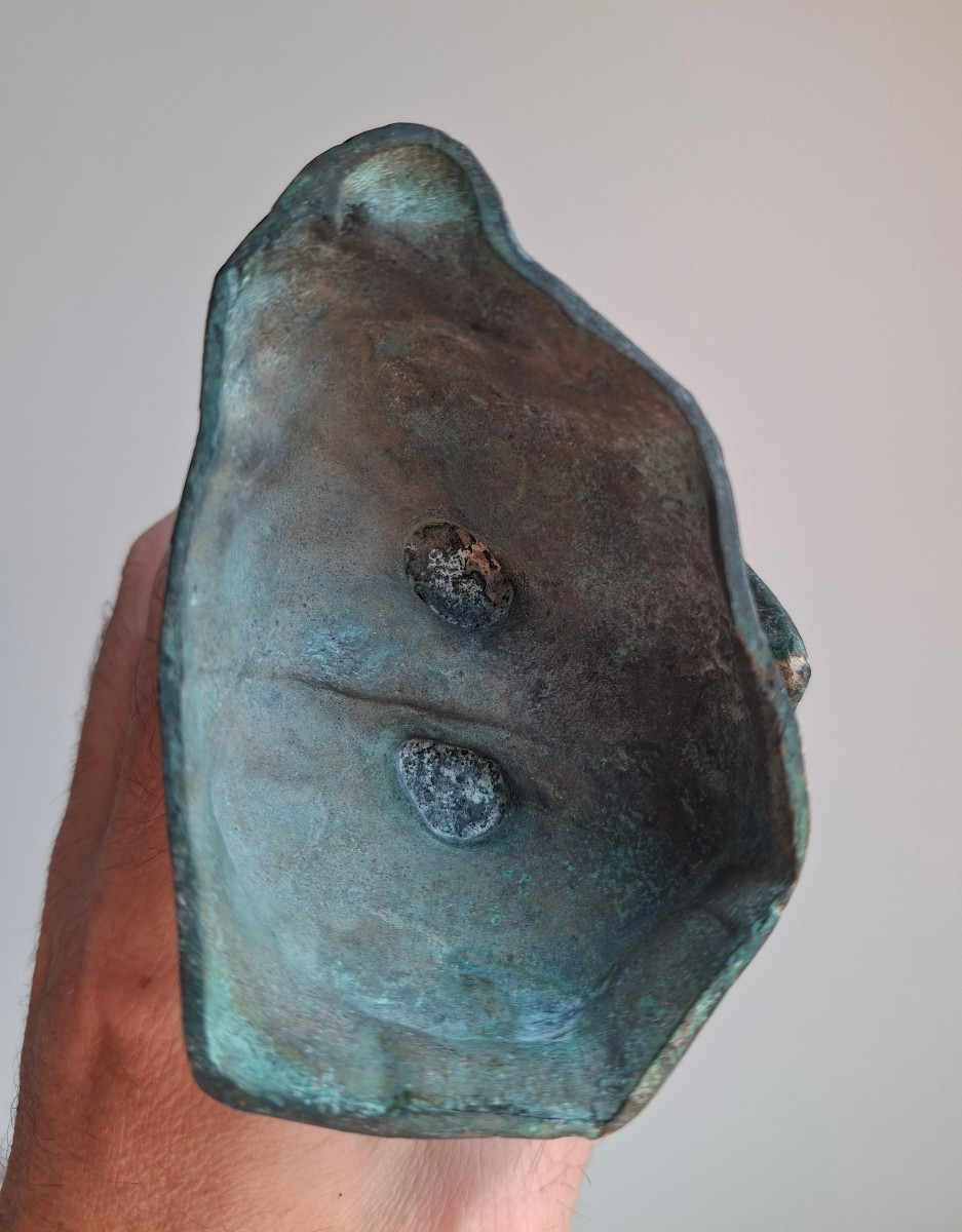 Chouette ou Hibou en bronze, 19-20eme siècle -photo-2