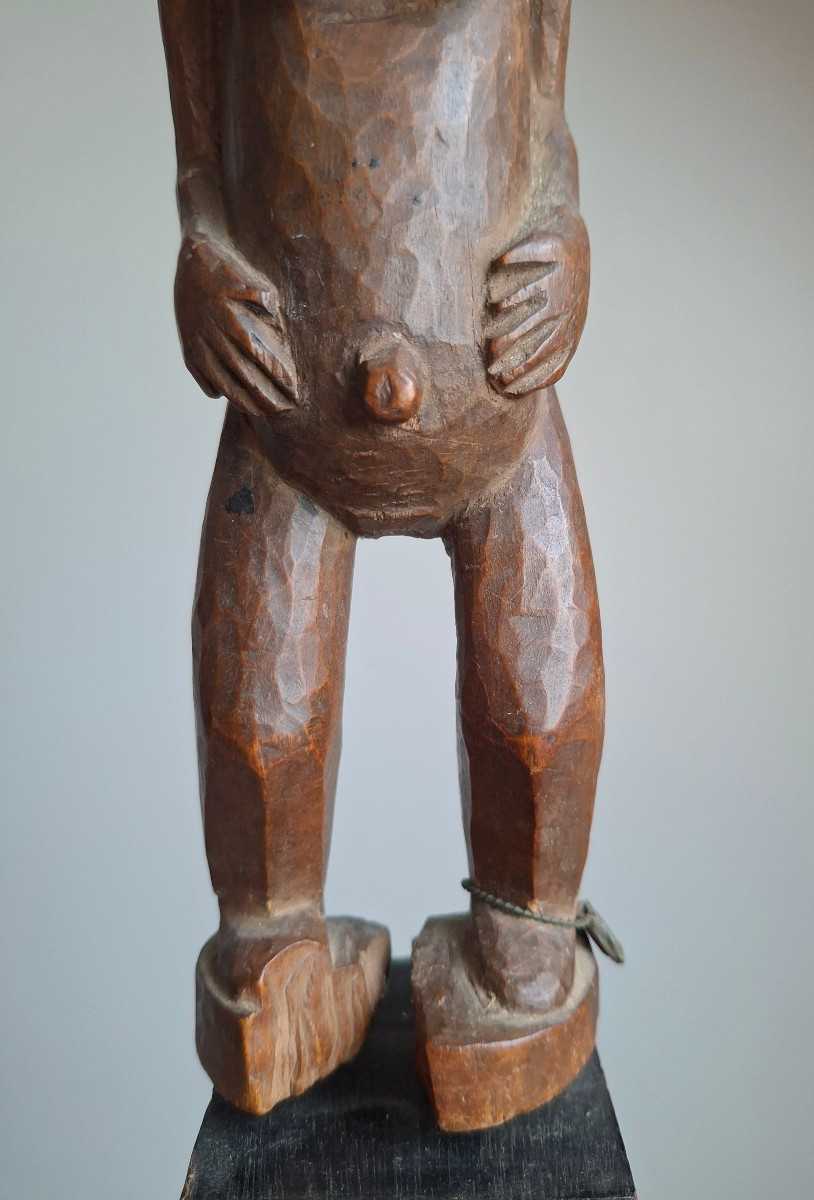 Statue baoule ancienne patine d'usage-photo-1