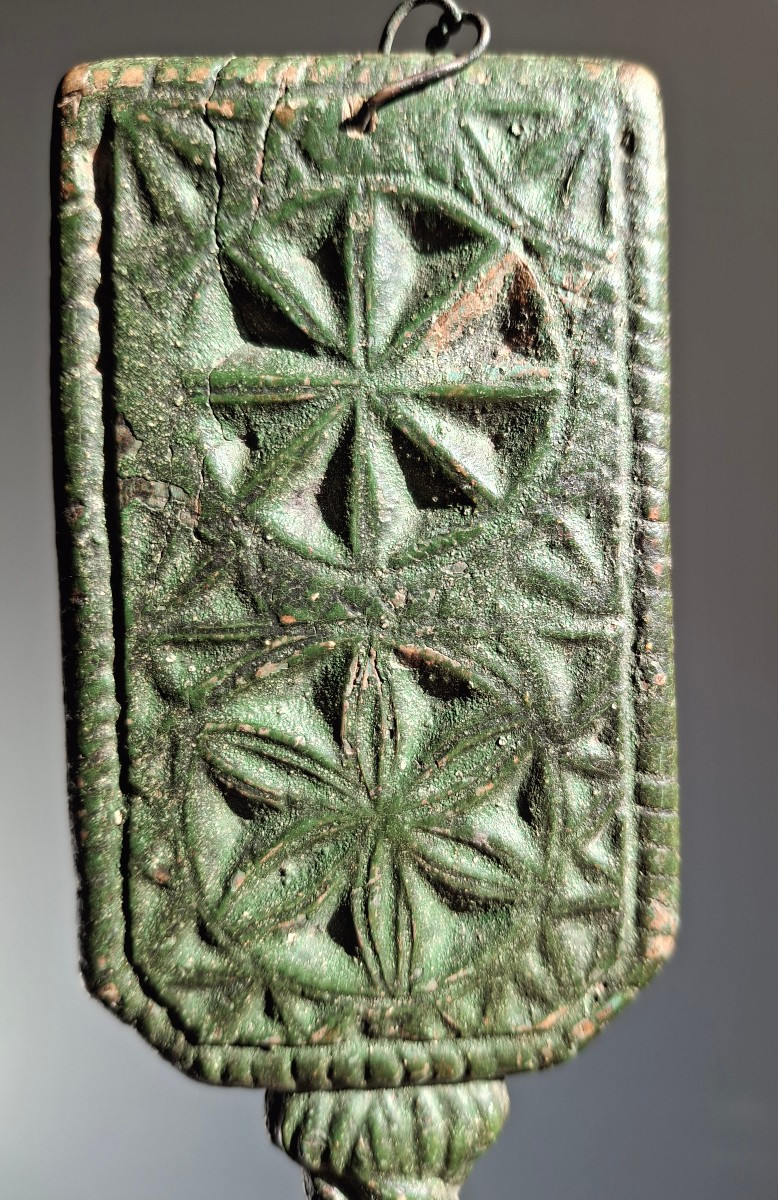 Polychrome Wooden Palette, Folk Art, Morocco, -photo-1