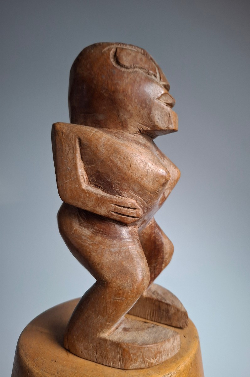 Statue tiki, oceanie. Marquises