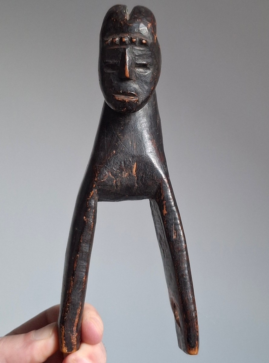 Poulie de métier a tisser Guro, Cote d'ivoire-photo-2