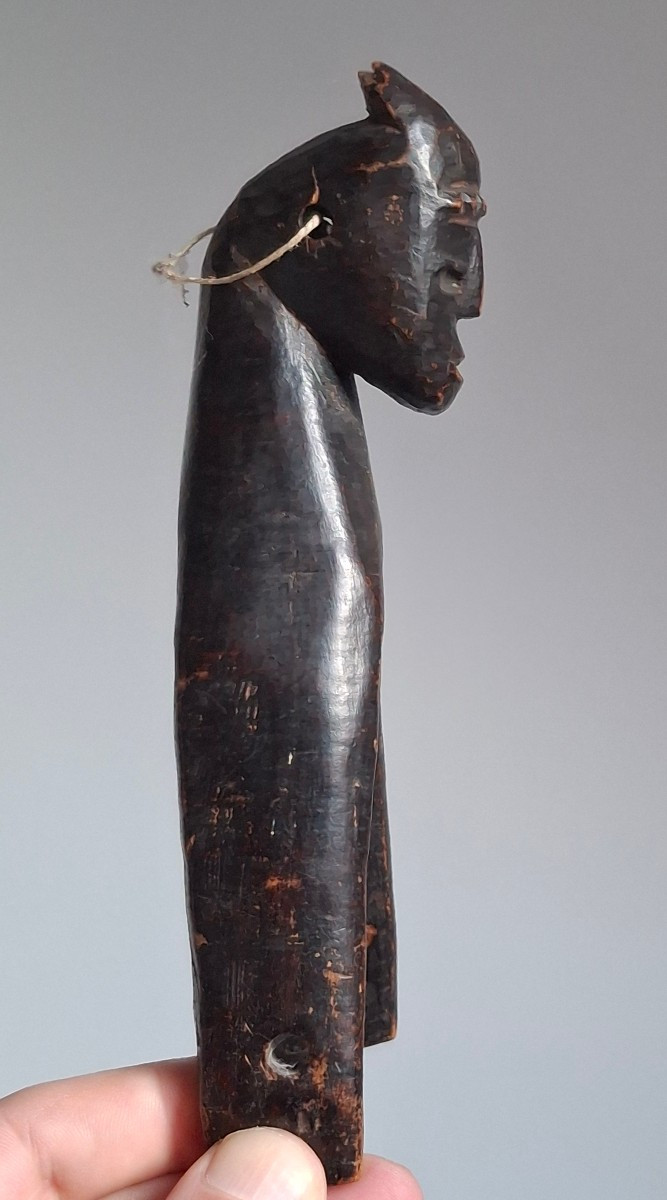 Poulie de métier a tisser Guro, Cote d'ivoire-photo-3