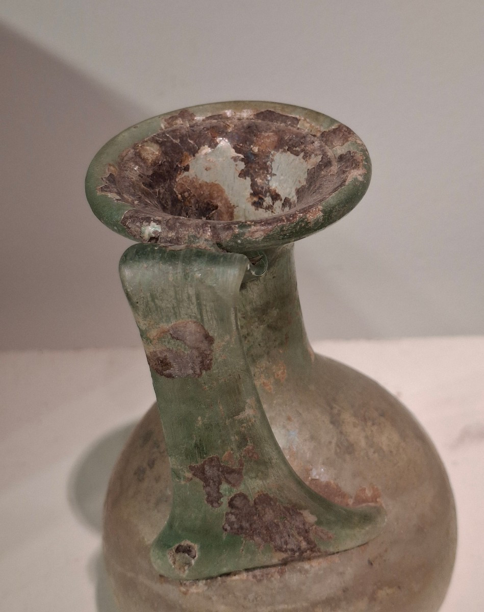 Vase With Handle, Bottle, Roman Glass Pitcher-photo-4