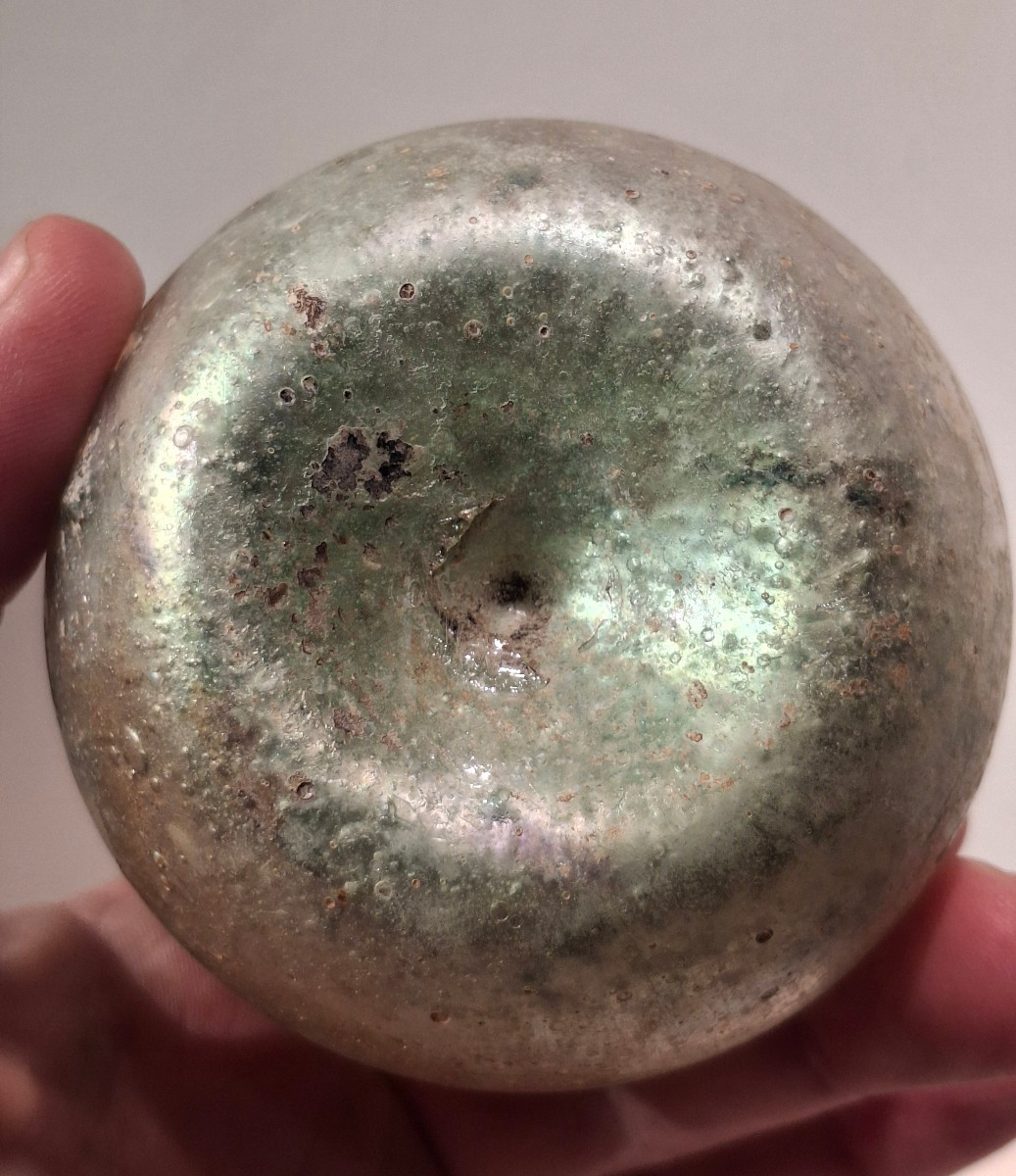 Vase With Handle, Bottle, Roman Glass Pitcher-photo-2