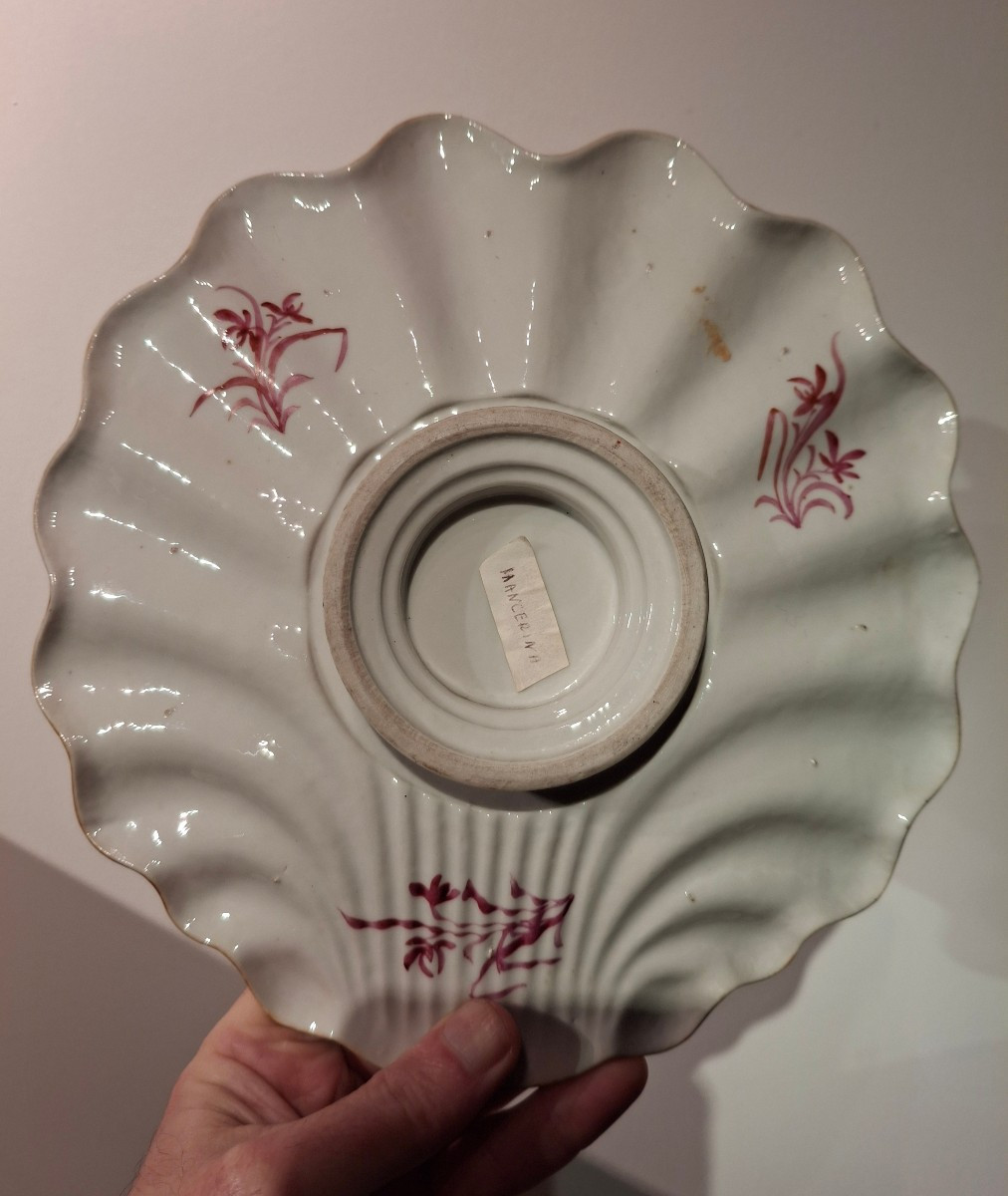 Mancerina en porcelaine compagnie indes, 18eme, qianlong-photo-4