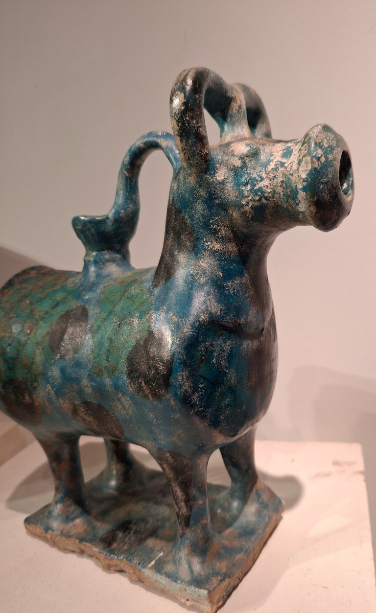 Glazed Earthenware Aquamanile, Kashan, 13th Century-photo-2