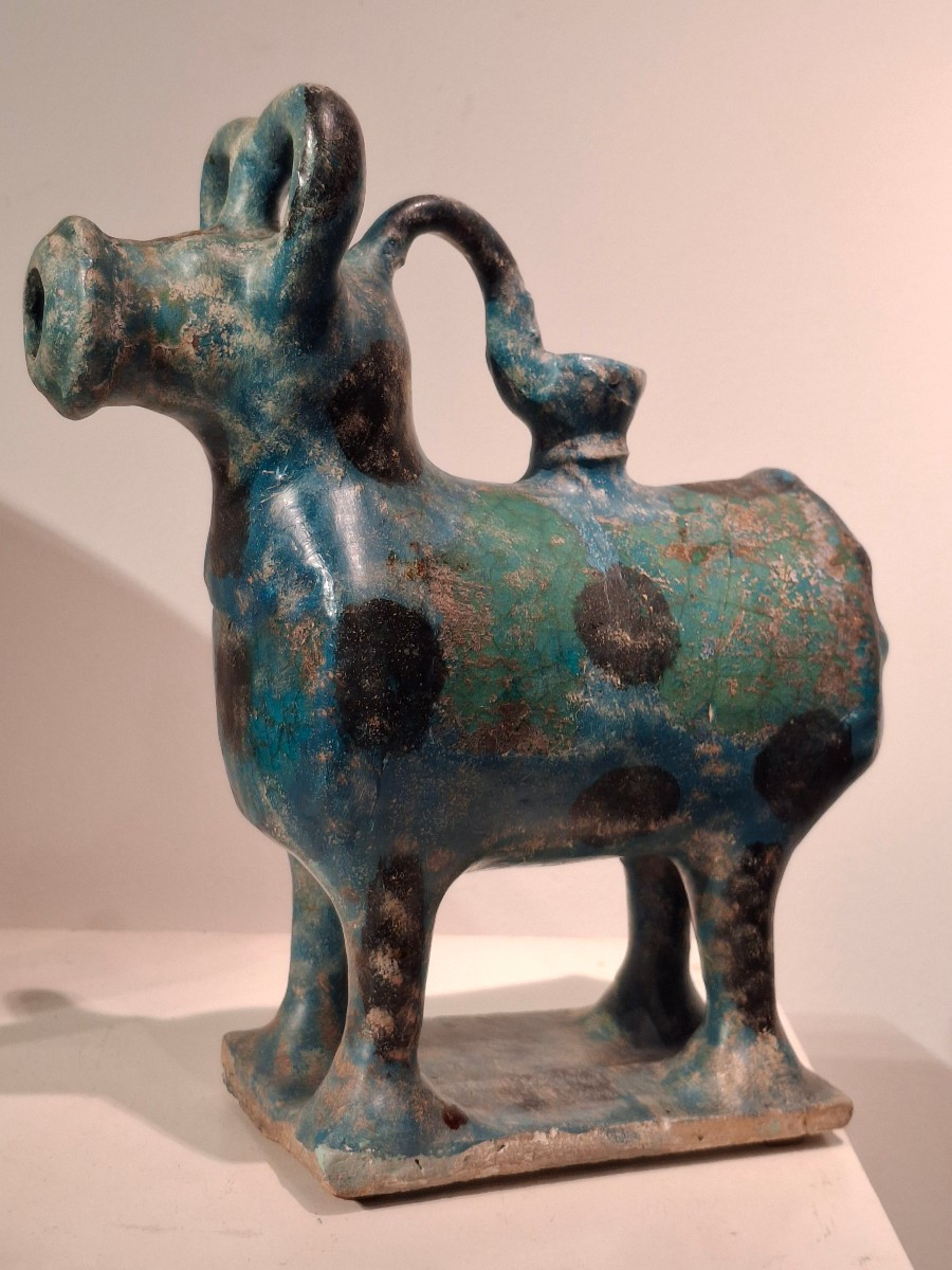 Glazed Earthenware Aquamanile, Kashan, 13th Century-photo-4
