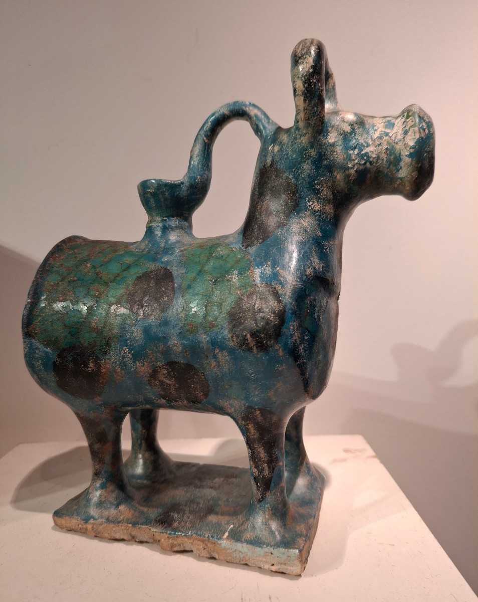 Glazed Earthenware Aquamanile, Kashan, 13th Century