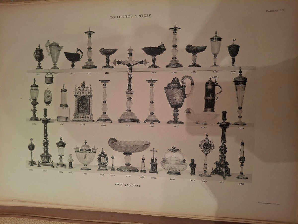 Livre collection Spitzer, haute époque, renaissance, plat, monstrance, gres, sculptures, fer-photo-4