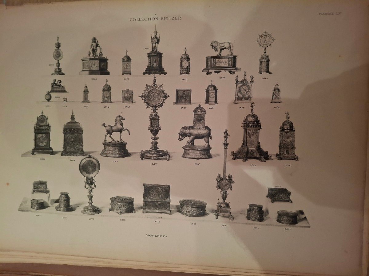 Livre collection Spitzer, haute époque, renaissance, plat, monstrance, gres, sculptures, fer-photo-1