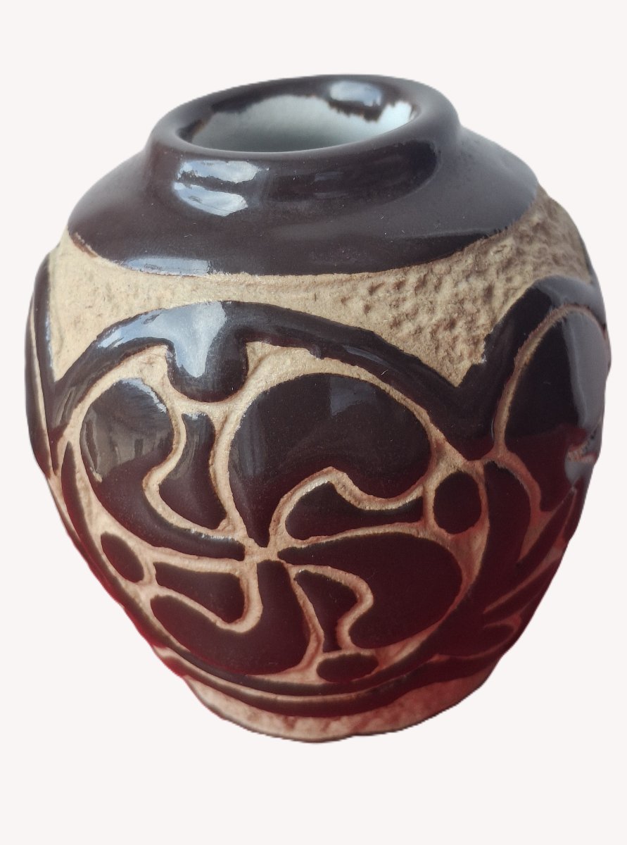 Ciboure Stoneware Vase, By Suzanne Fischer, Jorraila Style