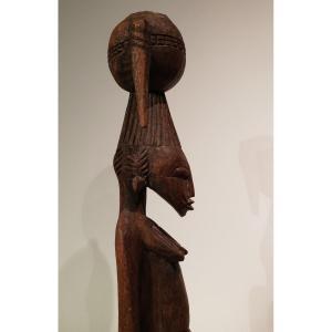 Senufo Statue, Seated Woman, Ivory Coast