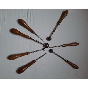 Ensemble de 7 outils fer à bouler pour fleurs artificielles