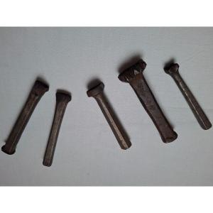 Ensemble de 5 outils en fer forgé à gaufrer pour créer des fleurs artificielles