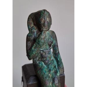 Harpocrate en bronze, egypte, basse époque 