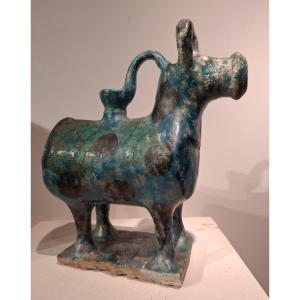 Glazed Earthenware Aquamanile, Kashan, 13th Century