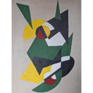 Tableau hst moderniste, Italie, 20ème siecle