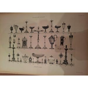 Livre collection Spitzer, haute époque, renaissance, plat, monstrance, gres, sculptures, fer