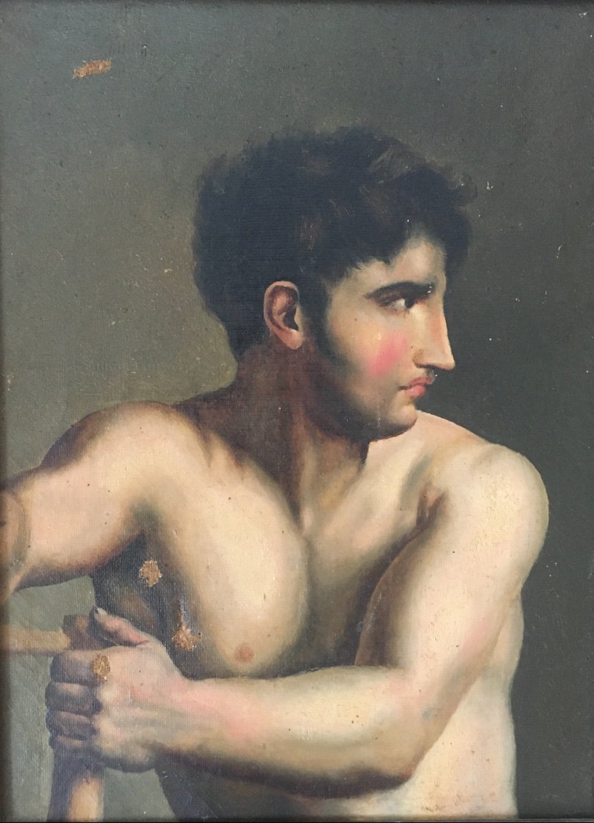 Portrait Académie D’homme Académique Nu