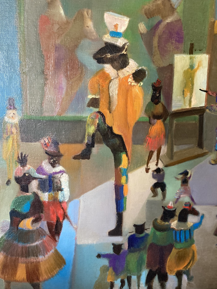 Large Animal Cabaret Circus Scene -photo-2