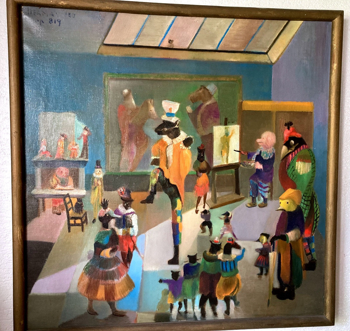 Large Animal Cabaret Circus Scene 