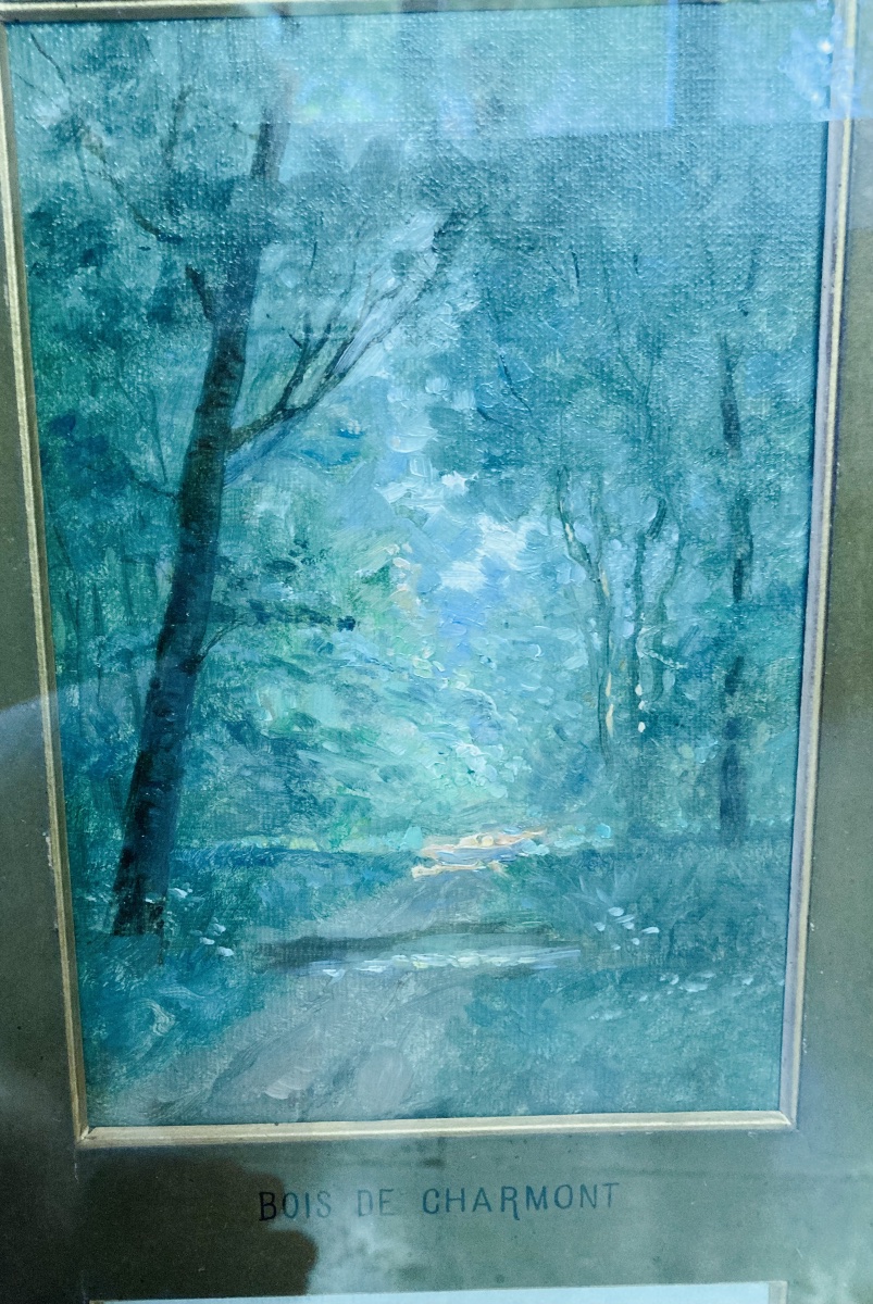 Huile sur toile paysages des Vosges Paul Bruet-photo-6