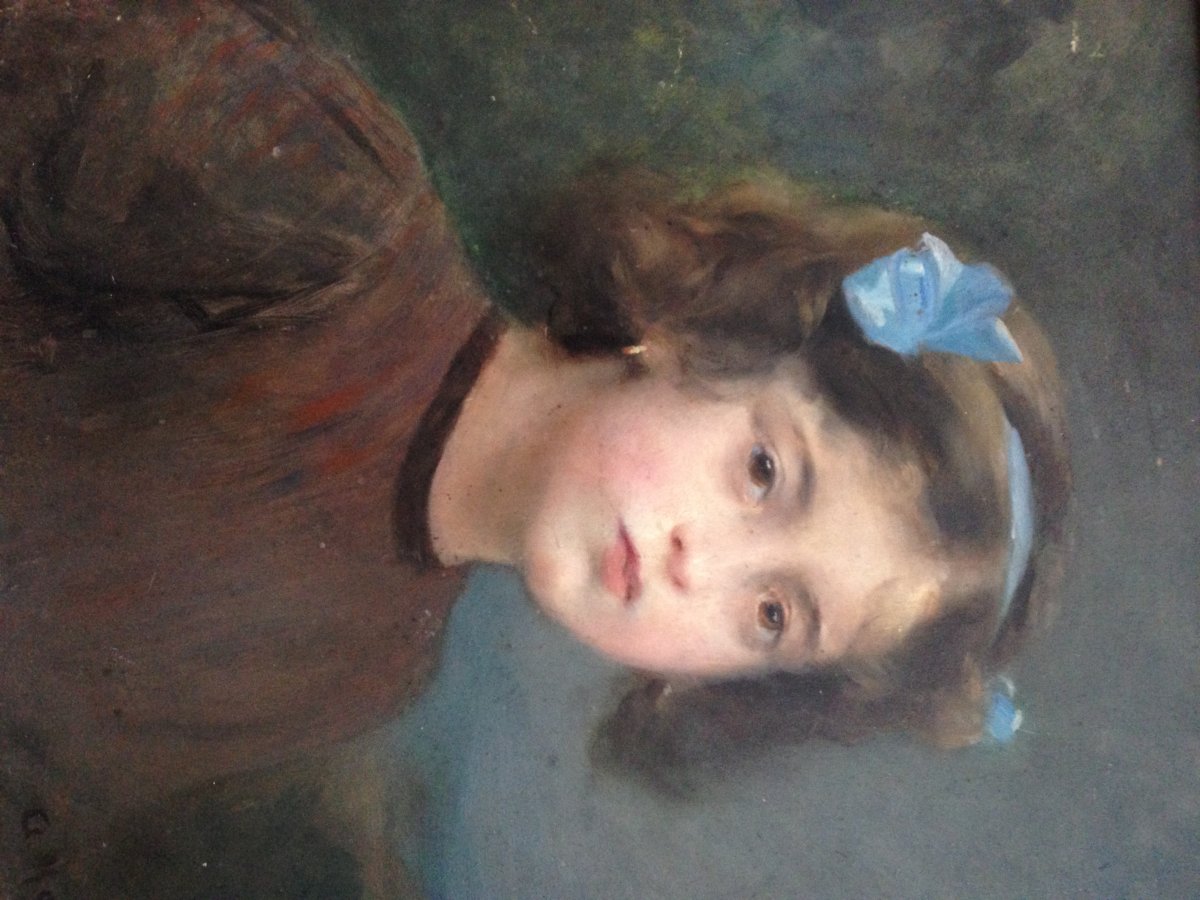 portrait jeune fille aux noeuds-photo-2